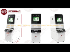High Security Lobby CRM Money Counter ATM System Máquina de reciclagem de dinheiro R06L