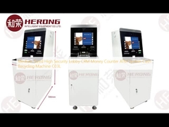 Médio tamanho Lobby de alta segurança CRM caixa de caixa ATM sistema máquina de reciclagem de dinheiro C03L