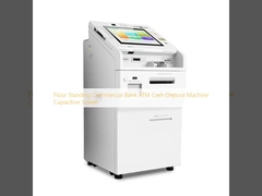 Máquina de depósito de caixa de banco comercial em pé tela capacitiva
