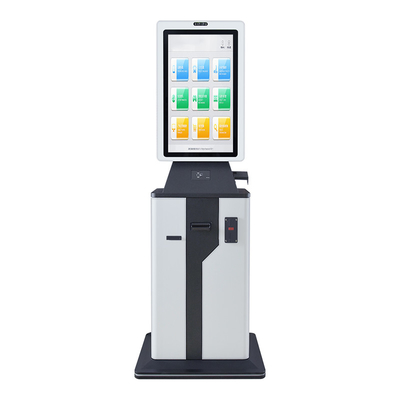 23 máquina do serviço do auto do aceitante do dinheiro do banco da máquina do quiosque de Ragistar ATM do dinheiro do tela táctil da polegada