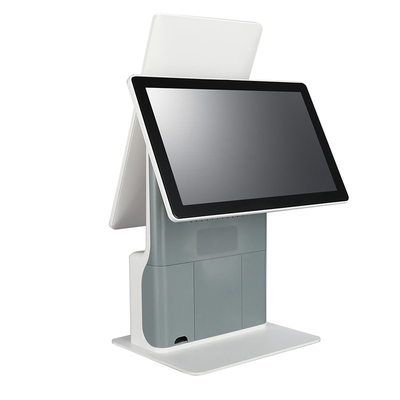 Quiosque pedindo da posição do bilhete da máquina do serviço de Mini Dual Touch Screen Self
