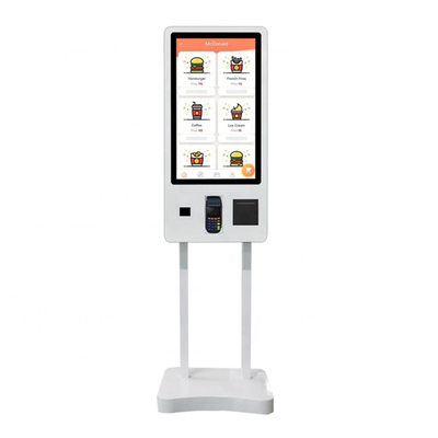 Máquina pedindo de Bill Payment Cash Acceptor Ticket do quiosque do auto branco