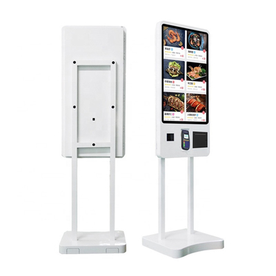Máquina pedindo de Bill Payment Cash Acceptor Ticket do quiosque do auto branco