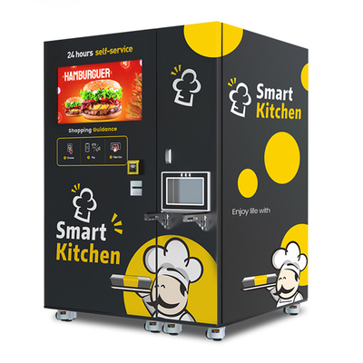 Posição automática do assoalho da máquina de venda automática fresca quente e fria do Hamburger da refeição