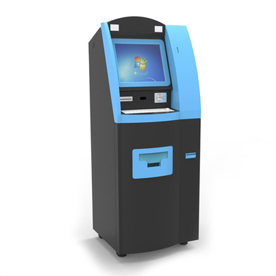 A máquina de dinheiro de 19 ATM do serviço do auto do tela táctil da polegada recicla o quiosque da automatização