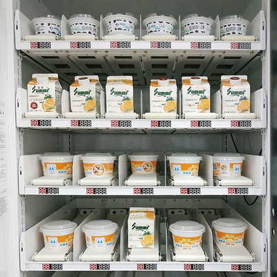 Quiosque do fruto do alimento da máquina de venda automática do pagamento do serviço de um auto de 22 polegadas com transporte de correia
