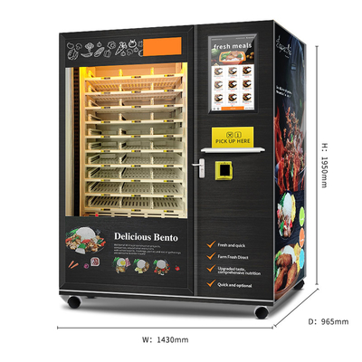 Quiosque congelado do serviço do auto do alimento do alimento máquina de venda automática quente automática