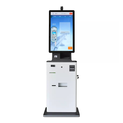 Dinheiro de um auto de 32 polegadas que aceita o quiosque para o leitor de cartão Machine da identificação de Sim Card das taxas da faculdade