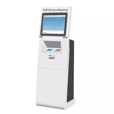 Cartão que emite a máquina de Self Service Kiosk da impressora do recibo do reciclador da nota