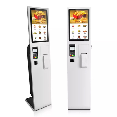 Auto do tela táctil de 22 polegadas que pede o quiosque Cashless do pagamento para o restaurante