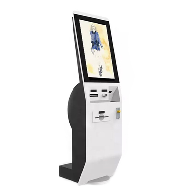 24 do auto do estacionamento do quiosque de ATM horas vender do cartão recarregam a máquina com leitor de cartão