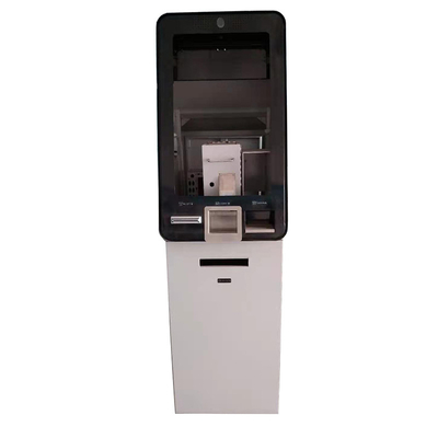 2,7" banco ATMs RFID da câmera do CMOS com os aceitantes duplos do dinheiro do tela táctil