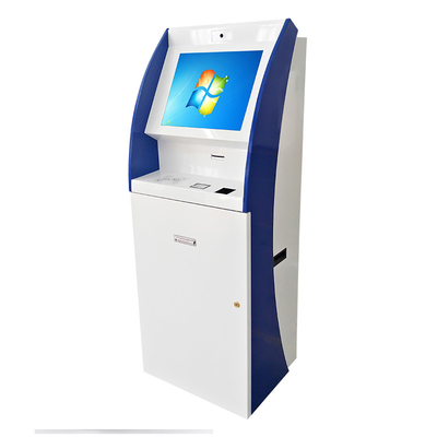 Quiosque distribuidor do pagamento do serviço do auto do cartão do teclado do tela táctil do PC de 19 polegadas