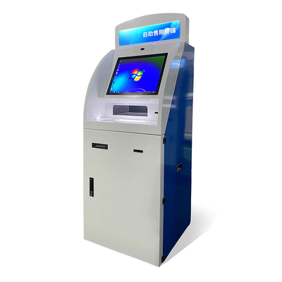 Máquina de venda quente de Self Service Kiosk Atm da impressora do relatório do distribuidor de dinheiro A4 do serviço do auto do tela táctil