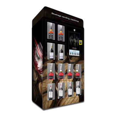 Quiosque do distribuidor do álcool da água da máquina de venda automática de Bevrage do tela táctil de 22 polegadas