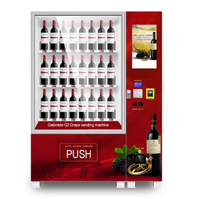 Quiosque do distribuidor do álcool da água da máquina de venda automática de Bevrage do tela táctil de 22 polegadas