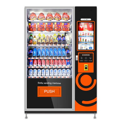 Quiosque do distribuidor do álcool da água da máquina de venda automática de Bevrage do tela táctil de 22 polegadas