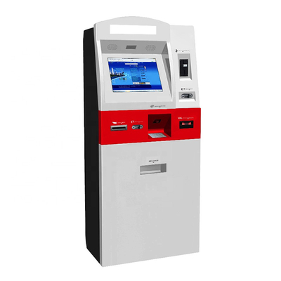 Máquina do distribuidor de dinheiro do caixa da máquina do ATM do auto do tela táctil para o banco