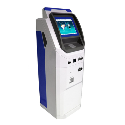 Máquina do ATM da máquina da troca de moeda do serviço do auto do tela táctil para o banco