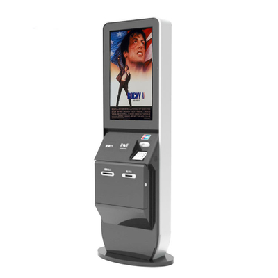 máquina do quiosque do pagamento com o leitor de NFC do varredor do código de barras do distribuidor do cartão