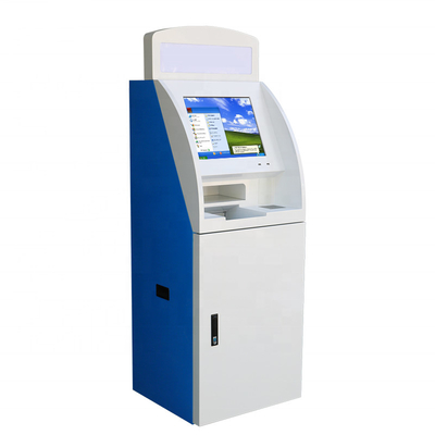 Máquina automática do pagamento do tela táctil do quiosque do bilhete do LCD do serviço do auto