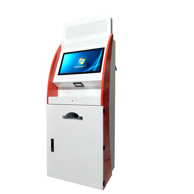 Máquina automática do pagamento do tela táctil do quiosque do bilhete do LCD do serviço do auto