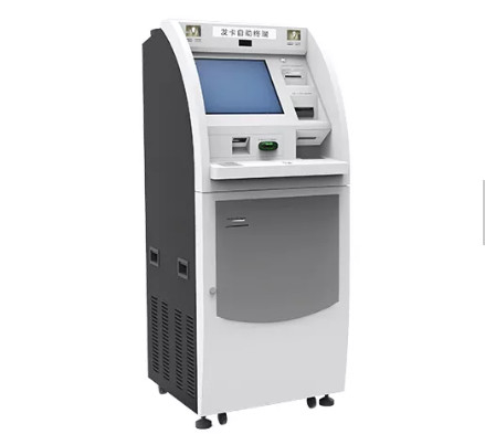 Máquina branca segura do depósito de dinheiro para o quiosque do pagamento e o sistema da posição