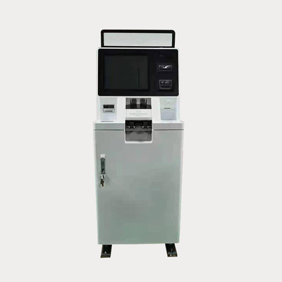Depósito da máquina do ATM da retirada e cabine inteligentes da tela do banco da retirada