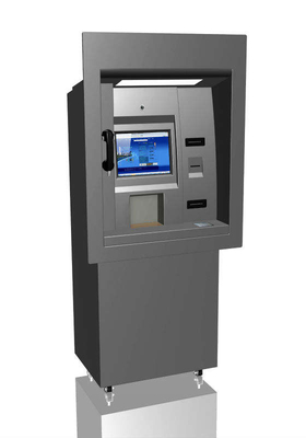 Máquina de depósito de dinheiro ATM externa 24 horas Máquina de depósito de dinheiro de transferência automática