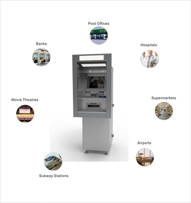 Caixa eletrônico ATM com tela de 22 polegadas Caixa automática ATM Máquina de depósito de dinheiro