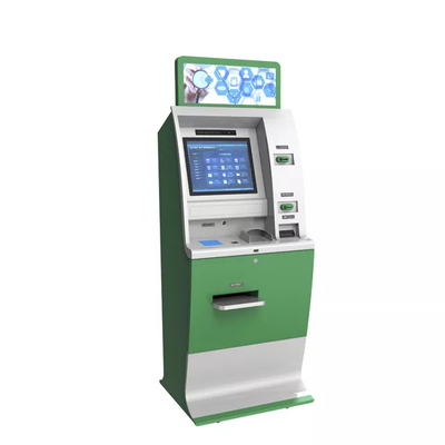 Máquina do pagamento em dinheiro do quiosque do serviço do auto do tela táctil para o banco do supermercado