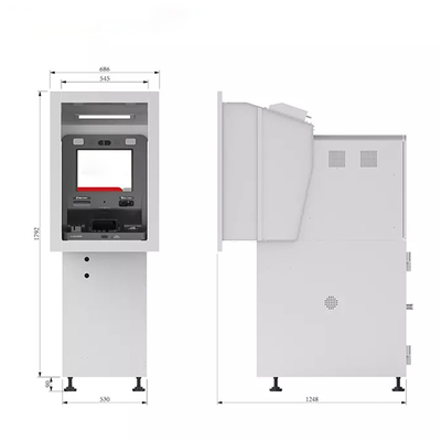 Máquina do caixa do dinheiro da máquina do depósito de dinheiro do Atm das soluções do serviço do auto