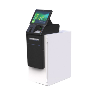 Máquina do depósito de dinheiro do tela táctil para pagamentos do quiosque do cheque do banco