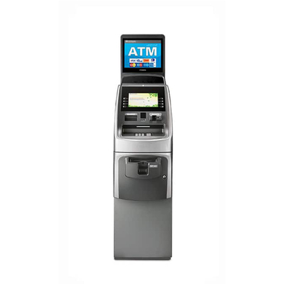 Máquina de caixa de banco do tela táctil da máquina do depósito de dinheiro do serviço de um auto de 15 polegadas