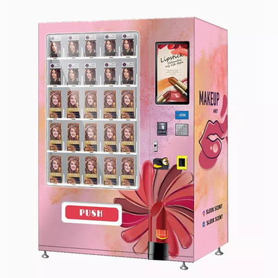 Máquina de venda automática Quiosco Batons de lábios Tinta de cabelo Produtos de cuidados de beleza 19 polegadas tela sensível ao toque