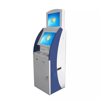 Caixa eletrônico caixa eletrônico de tela 19" Máquina de depósito de dinheiro automática Quiosque de dinheiro