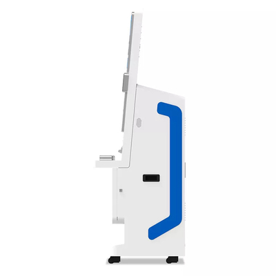 Quiosque de pagamento de autoatendimento com tela de 32" Terminal de reconhecimento facial com sistema de medição de temperatura