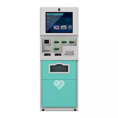 Caixa eletrônico vermelho branco 8ms 64GB ROM Atm para hotel