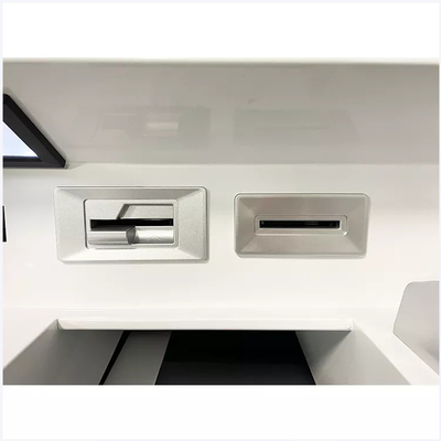 Quiosque do ATM da máquina da troca de divisa estrageira com aceitante e distribuidor do dinheiro