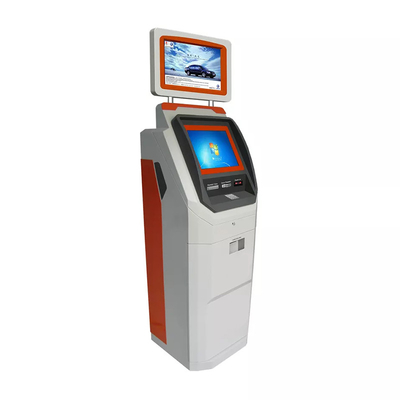 Quiosque dobro do serviço do auto do tela táctil da máquina de dinheiro do processador central I3 120G ATM