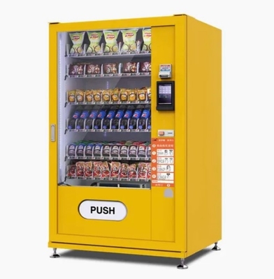 Máquina de venda automática para lanches Alimentos autoatendimento Máquina de departamento de interior e exterior