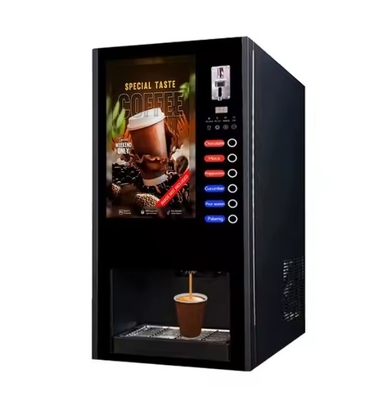 Máquina de venda automática para café quente ou gelado Chá de leite com gota automática