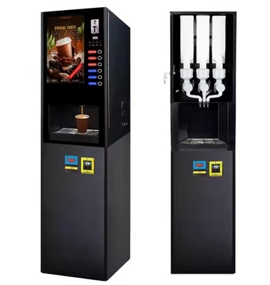 Máquina de venda automática para café quente ou gelado Chá de leite com gota automática