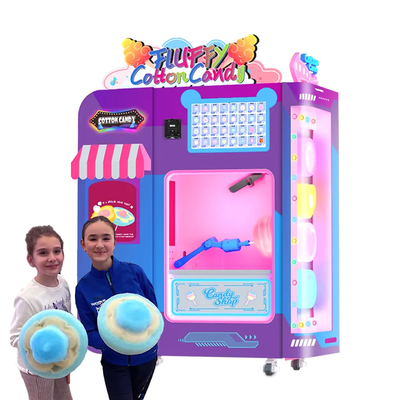 Máquina de venda automática para lanches de algodão doce Personalização aceitável