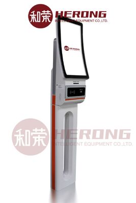 23.6 Polegadas Tela Touch Screen Self Service Kiosk Sem Dinheiro com Design Modular e Câmera de Reconhecimento Facial