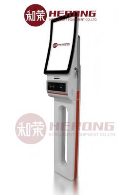 23.6 Polegadas Tela Touch Screen Self Service Kiosk Sem Dinheiro com Design Modular e Câmera de Reconhecimento Facial