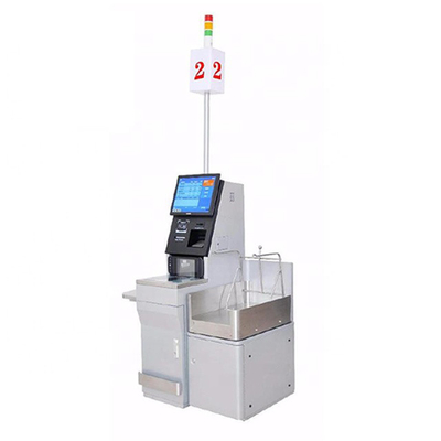 Máquinas do serviço do auto do sistema da posição do serviço do auto do tela táctil RFID nos supermercados