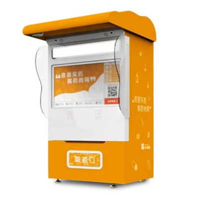 Máquina de venda automática inteligente moderna da farmácia do OEM 24 do dinheiro horas de quiosque do aceitante