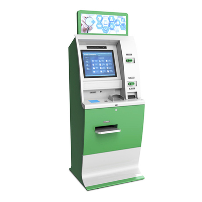 Quiosque da automatização de operação bancária da troca de dinheiro do ODM RS232 com impressora And Scanner