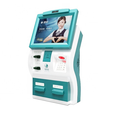 parede 100V através do quiosque do ATM Bitcoin com distribuidor de dinheiro